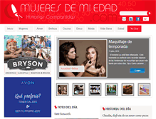 Tablet Screenshot of mujeresdemiedad.com